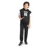 DeFacto 3'lü Takım Kısa Kollu Tişört Sweatshirt Eşofman Altı Erkek Çocuk, 11-12 Yaş, G0629A826SM, Siyah-BK81, erkek-çocuk