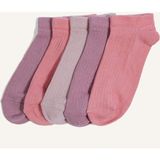 DeFacto 5'li Pamuklu Patik Çorap Kız Çocuk H5354A8NS - 35 - 39 - Pembe-PN2
