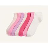 DeFacto 7'li Pamuklu Patik Çorap Kız Çocuk H5355A8NS - 35 - 39 - Pembe-PN2