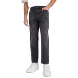 DeFacto 90's Slim Fit Dar Kalıp Yüksek Bel Dar Paça Jean Pantolon, 33, E8499AX24WN, Antrasit-NM36, Erkek
