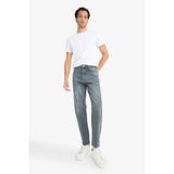 DeFacto 90's Slim Fit Dar Paça Jean Pantolon, 36, E8428AX25AU, İndigo, Erkek