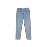 DeFacto 90's Slim Fit Dar Paça Jean Yıkamalı Pantolon, 34, E1371AX26SP, Mavi, Erkek