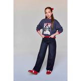 DeFacto 90's Wıde Leg Antrasit Kız Çocuk Jean Pantolon G4647A8/NM36