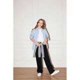 Defacto 90s Wıde Leg İspanyol Paça Gabardin Pantolon Kız Çocuk G0603a826spbk27 Siyah-bk27