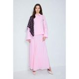 DeFacto A Kesim Vual Maxi Etek F4560AX26SM - Pembe - 36