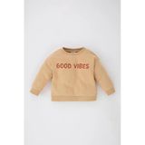 DeFacto A7391A523AU Slogan Baskılı Erkek Çocuk Sweatshirt