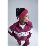 DeFacto Aırtech NBA Chicago Bulls Oversize Geniş Kalıp Yarım Fermuarlı Sporcu Sweatshirt E8946AX25AU