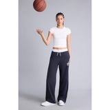 DeFacto Aırtech NBA Mıamı Heat Straıght Fıt Cepli Pantolon, L, H1515AX26SP, Antrasit-AR214, Kadın