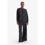 Defacto Aırtech Wide Leg Cepli Geniş Paça Uzun Sporcu Pantolon, M, G7089AX25WN, Siyah, Kadın