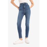 DeFacto Anna Skinny Fit Yüksek Bel Düz Paça Uzun Jean Taş Yıkama Pantolon D8177AX25SP