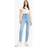 DeFacto Anna Skinny Fit Yüksek Bel Düz Paça Uzun Jean Taş Yıkama Pantolon D8181AX25SP - 36 - Dropsuz - İndigo-NM85
