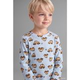 DeFacto Araba Desenli Fitilli Kaşkorse 2'li Pijama Takımı Erkek Bebek