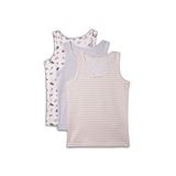 DeFacto Araç Baskılı 3'lü Atlet Erkek Çocuk, 2/3 Yaş (98cm), H0702A826SP, Beyaz, Erkek Çocuklar