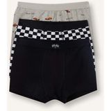 DeFacto Araç Baskılı Penye 3'lü Boxer Erkek Çocuk H1601A826SM - Siyah-BK81 - 9 - 10 Yaş