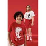 DeFacto Atatürk Baskılı Kırmızı Erkek Çocuk T-Shirt B6938A8/RD282