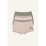 DeFacto Ayı Baskılı Penye 3'lü Boxer Erkek Çocuk G8559A826SP - Green - 5 - 6 Yaş