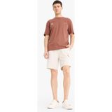 DeFacto B8796AX25SM Bej-BG766 Erkek Regular Fit Dokulu Düz Paça Kargo Cepli Basic Düz Şort