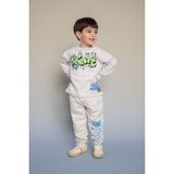 DeFacto Baggy Fit Baskılı Pantolon Erkek Bebek, 2-3 Yaş, G9964A526SP, Gri-GR503, Erkek bebek