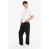 DeFacto Baggy Fit Geniş Paça Jean Pantolon, 34, E801GY112211, Siyah, Erkek