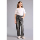 DeFacto Baggy Fit Geniş Paça Jean Pantolon Kız Çocuk G4650A826SM - Mavi-NM28 - 7 - 8 Yaş