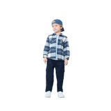 DeFacto Balloon Fit Beli Lastikli Düz Paça Jean Pantolon Erkek Bebek, 12-18 AY, G4395A525WN, Mavi-NM28, Erkek bebek