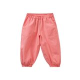 DeFacto Balloon Fit Esnek Bantlı Paça Keten Karışımlı Pantolon Kız Bebek, 9-12 Ay, H4256A526SM, Pembe-PN682, Kız bebek