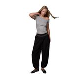 DeFacto Balloon Fit Normal Bel Pantolon Lacivert, 34, G9508AX26SP, Lacivert-NV241, Kadın