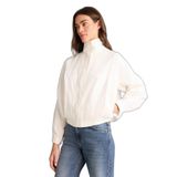DeFacto Balloon Fit Poplin Blazer Ceket, 42, TYC431825E4EA6CA46C810700, Beyaz-WT81, Kadın