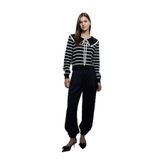 DeFacto Balloon Fit Saten Pantolon Siyah, 36, G9229AX25WN, Siyah-BK81, Kadın