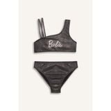 DeFacto Barbie Bikini Takımı Kız Çocuk, 9-10 Yaş, E5224A825HS, Siyah-BK27, Kız çocuk