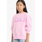DeFacto Barbie Oversize Bisiklet Yaka Sweatshirt Kız Çocuk F1090A825AU