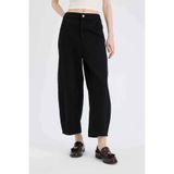 DeFacto Barrel Fit Siyah Kadın Jean Pantolon E3874AX/NM40