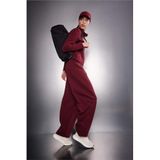 DeFacto Barrel Fıt Skuba Dalgıç Kumaş Sporcu Pantolon, M, G4217AX26SP, Bordo-BR115, Kadın
