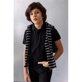 DeFacto Basıc Pike Polo Tişört Erkek Çocuk, 8/9 Yaş (134cm), K1689A626SM, Siyah, Erkek Çocuk