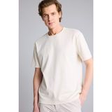 DeFacto Basic T-shirt Ekru, 2XL, G7707AX26SM, Ekru-ER103, Erkek