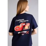 DeFacto Baskılı Lacivert Kadın T-Shirt H0552AX/NV251