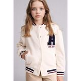 DeFacto Baskılı Sweatshırt Hırka Kız Çocuk H2518A826SP - Beyaz-WT46 - 7 - 8 Yaş