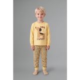 DeFacto Baskılı ve Çizgili 2'li Pijama Takımı Erkek Bebek