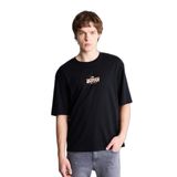 DeFacto Batman Boxy Fit Baskılı Kısa Kollu Tişört, S, G5565AX26SM, Siyah-BK81, Erkek