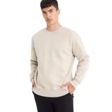 DeFacto Bej Sweatshirt, M, T5139AZ24AU, Bej-BG735, erkek