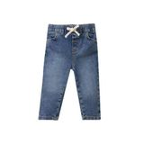 DeFacto Beli Bağcıklı Jean Pantolon Erkek Bebek, 12-18 AY, F3790A525AU, Mavi-NM28, Erkek bebek