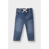 DeFacto Beli Bağcıklı Jean Pantolon Erkek Bebek, 18-24 AY, F3790A525AU, Mavi-NM28, Erkek bebek