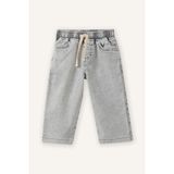 DeFacto Beli Lastikli Jean Pantolon Erkek Bebek G7555A526SP - Gri-NM55 - 2 - 3 Yaş