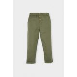 Defacto Beli Lastikli Katlamalı Paça Gabardin Pantolon Erkek Bebek, 9-12 Ay (80cm), D5246A524WN, Haki, Erkek Bebek