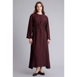 DeFacto Beli Lastikli Midi Elbise H0196AX26SP - Bordo-BR232 - 36