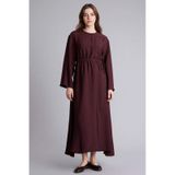 DeFacto Beli Lastikli Midi Elbise H0196AX26SP