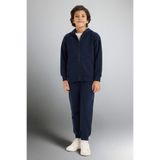 DeFacto Beli Paçası Lastikli Basic Düz Pike Eşofman Altı Erkek Çocuk, 8-9 Yaş, B5755A826SP, Lacivert-NV135, Erkek Çocuklar