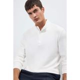 DeFacto Beyaz Sweatshirt, M, F2821AX25AU, Beyaz-WT34, erkek