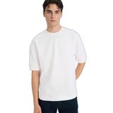 DeFacto Beyaz T-Shirt, L, B4844AX26SP, Beyaz-WT34, Erkek