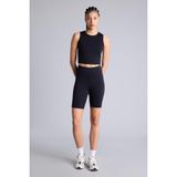 DeFacto Biker Beli Saran Sporcu Tayt, L, Z6741AZ26SP, Siyah, Kadın
